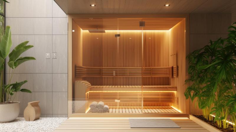 Modern Outdoor Sauna